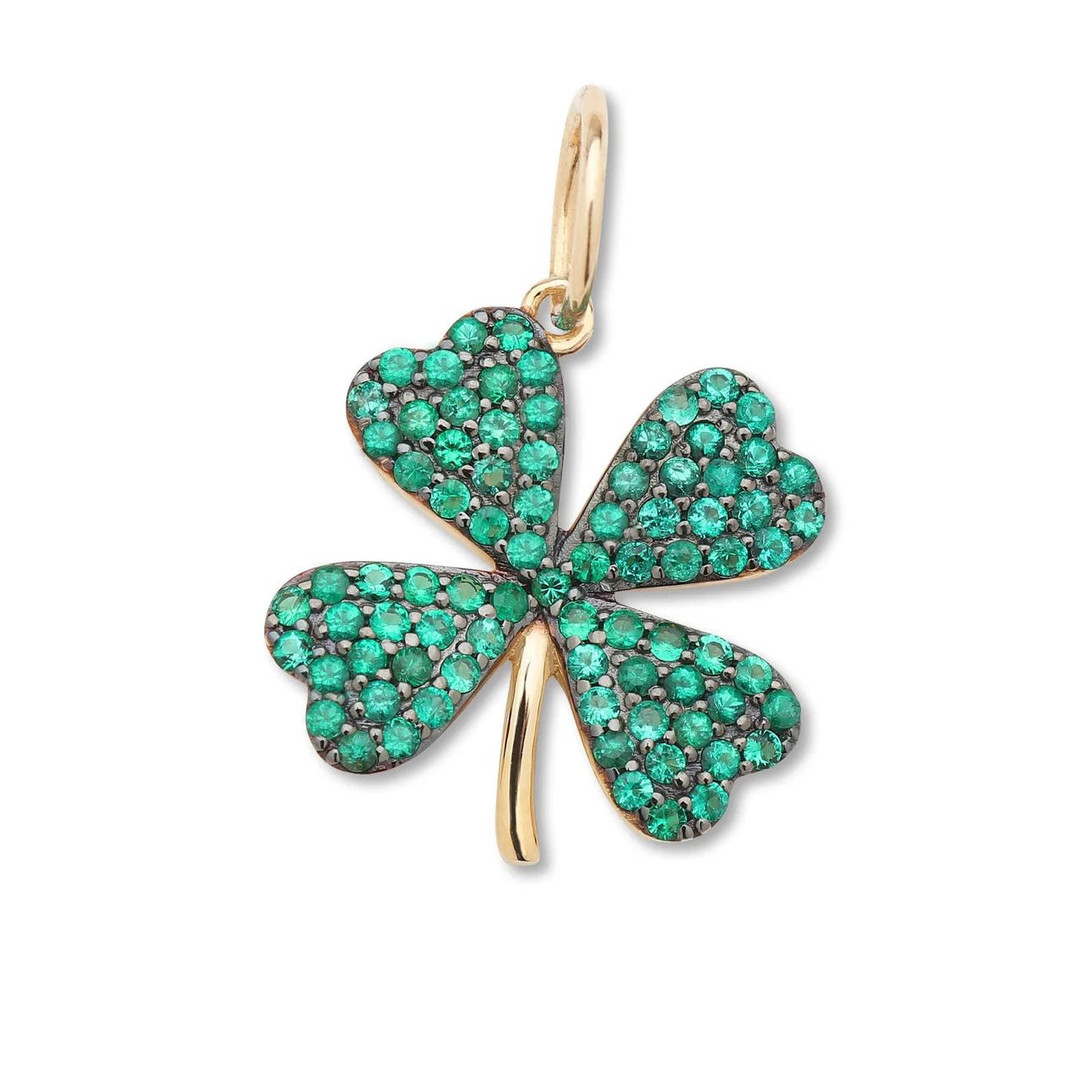 Emerald Clover Pendant