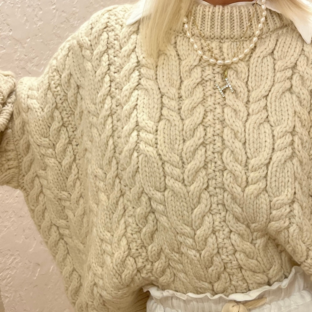 Velma Cable Crewneck Jumper
