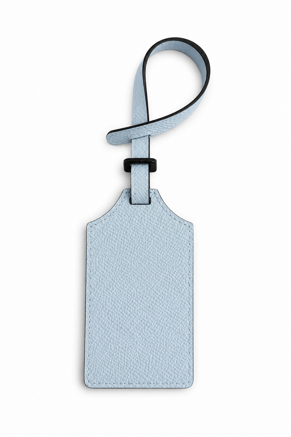 Personalized leather luggage tag, hand-painted on Nantucket by Cou