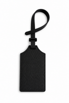 Leather luggage tag, hand-painted and personalized to order — Cou