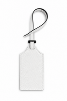 Personalized leather luggage tag with a hand-painted monogram — Cou