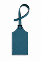 Custom hand-painted leather luggage tag, a one-of-a-kind travel accessory — Cou