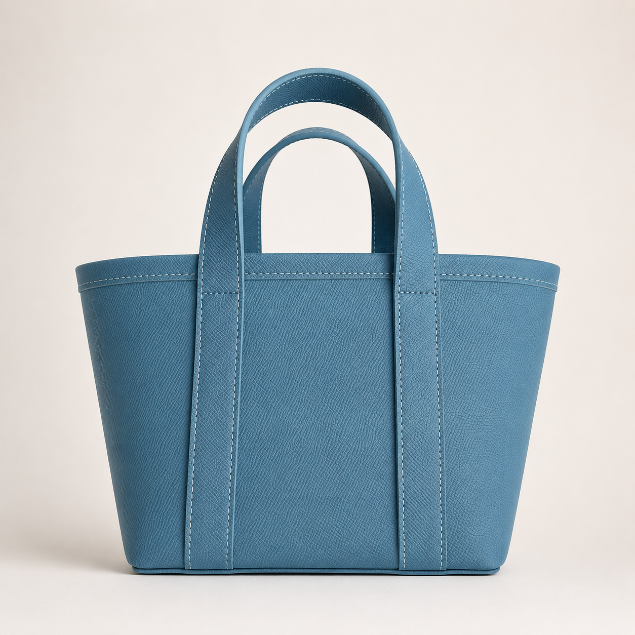 Custom hand-painted leather boat tote, a one-of-a-kind bag — Cou