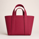 Mini leather boat tote, hand-painted and personalized to order — Cou