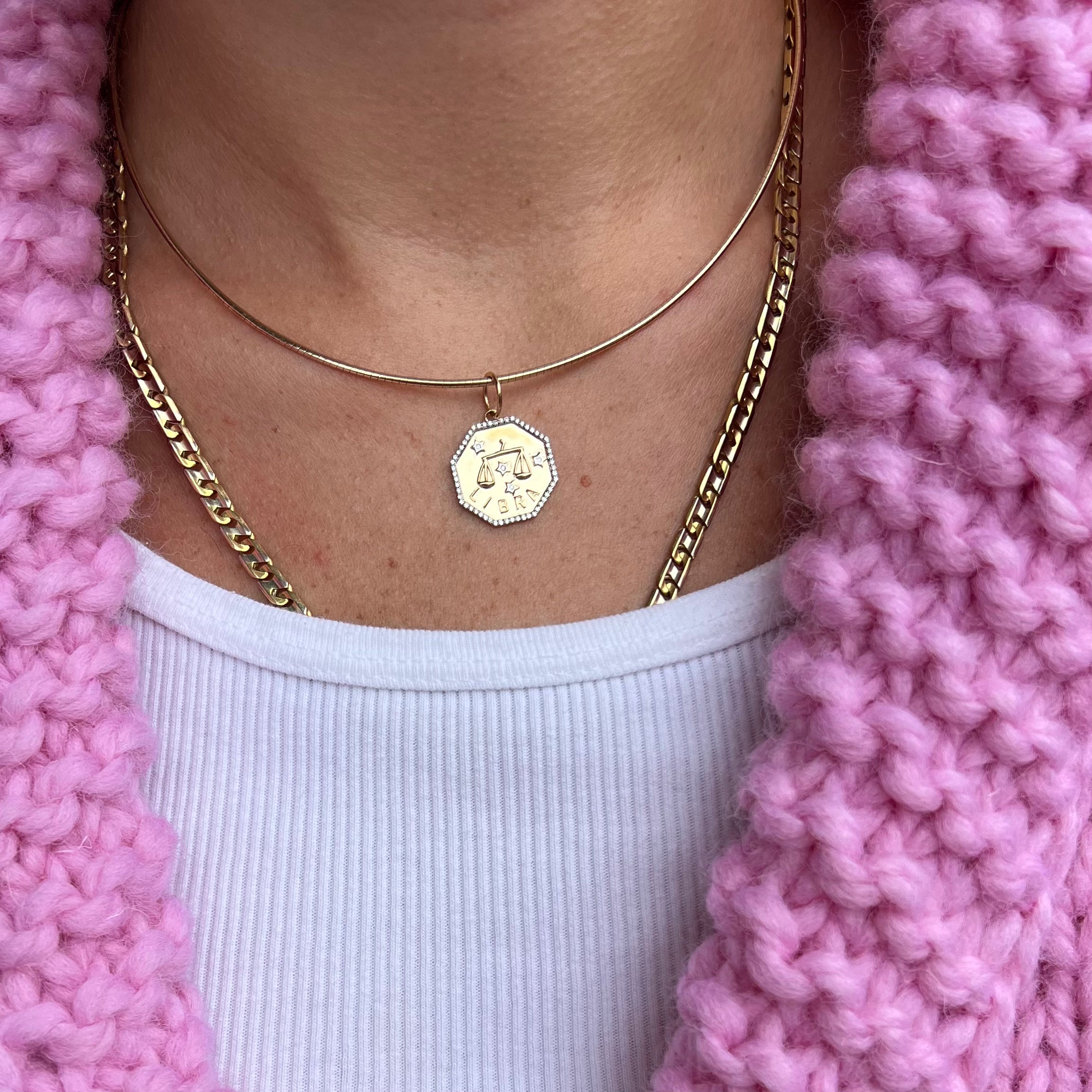 Omega necklace charms hotsell