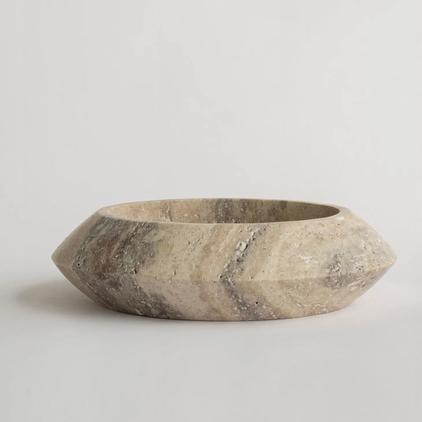 The Travertine Accent Bowl